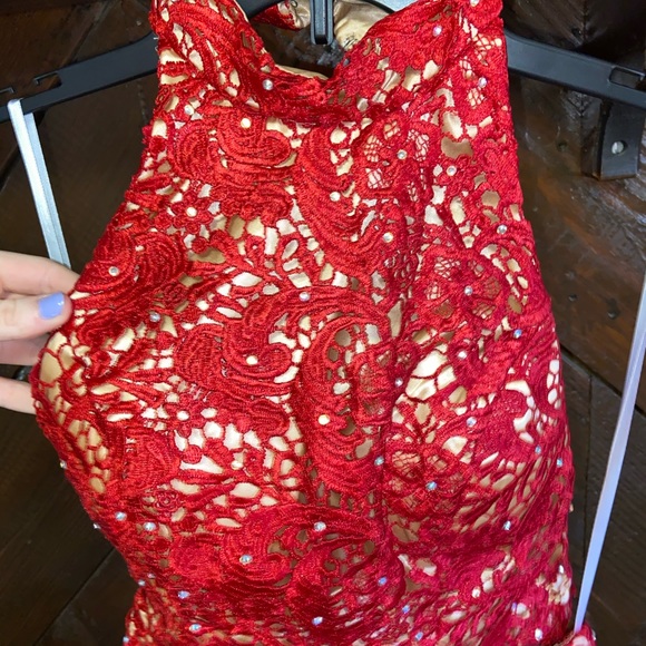 gorgeous two piece red party dress! - Picture 4 of 8
